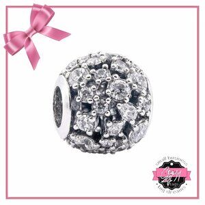 Sparkling Round Open Charm (ONE CHARM)